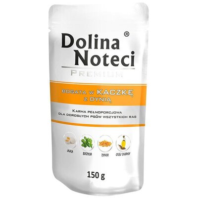 Dolina Noteci PREMIUM BOGATA W KACZKĘ Z DYNIĄ DOYPACK 150 G