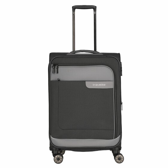 Travelite VIIA Wózek kabinowy 4-kołowy 67 cm schiefer