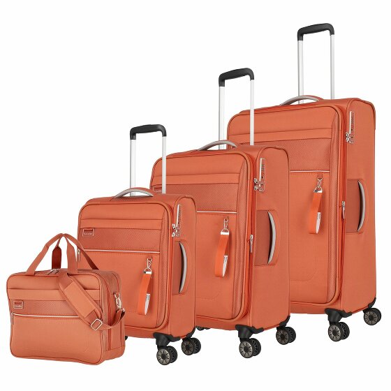 Travelite Miigo 4 Roll Suitcase Set 4szt. safran