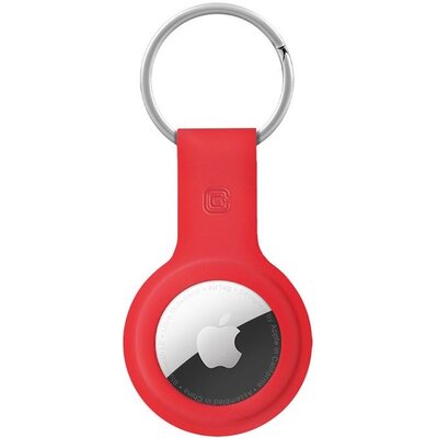 Apple Crong Silicone Case with Key Ring Brelok do AirTag (czerwony)