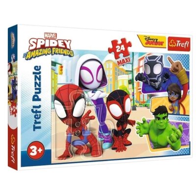 Trefl Puzzle 24 Maxi Spidey i przyjaciele