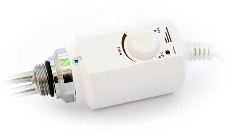 Grzałka elektryczna do grzejnika 1200W biała VOLUX