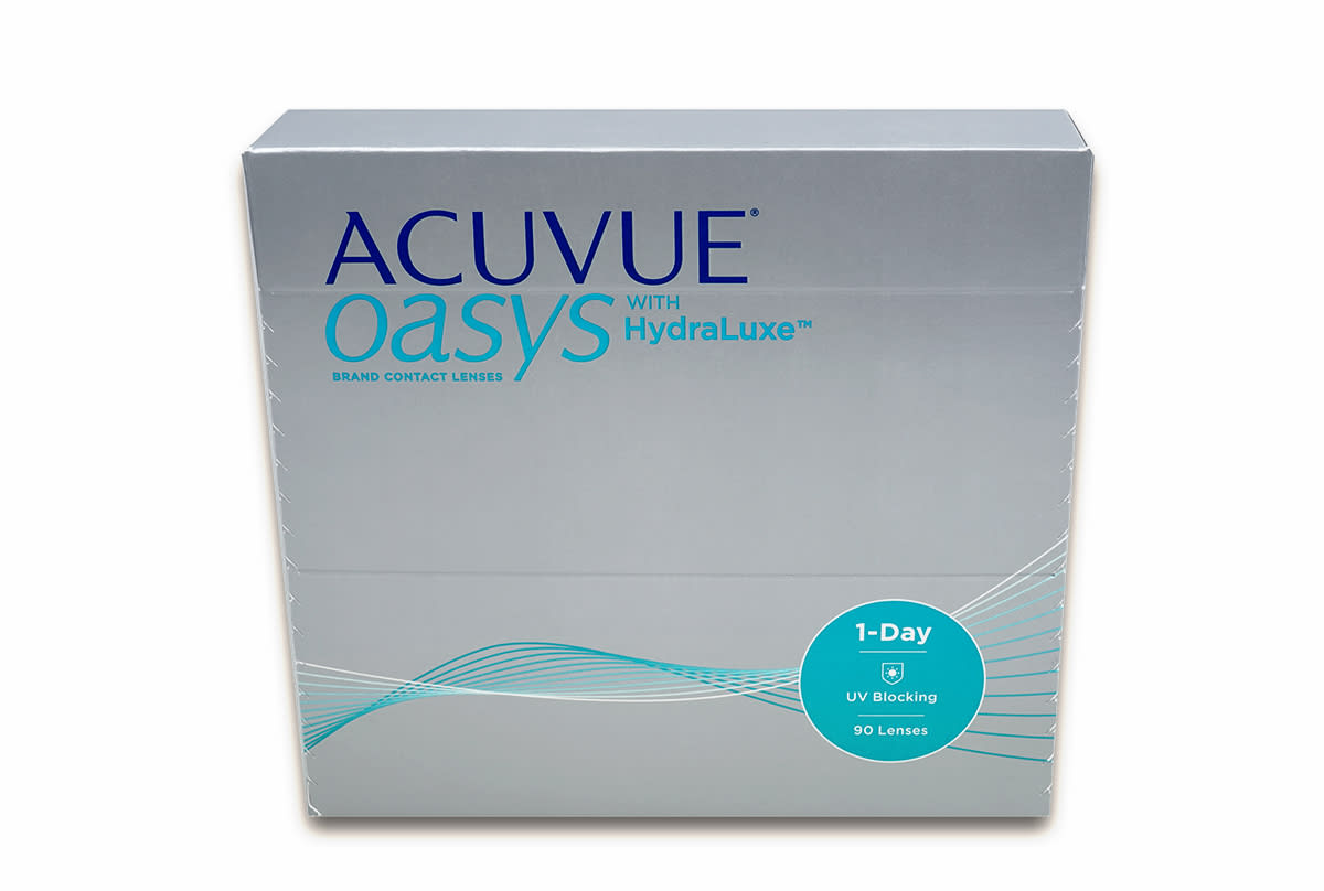 Johnson & Johnson Acuvue Oasys 1-Day 90 szt. Soczewki jednodniowe (-4.25 dpt & BC 8.5), z ochroną UV