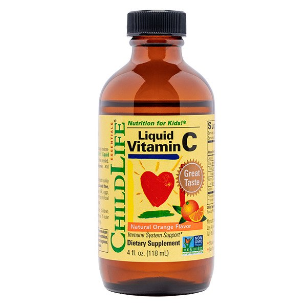 Child Life - Witamina C, Natural Orange, Płyn, 118 ml