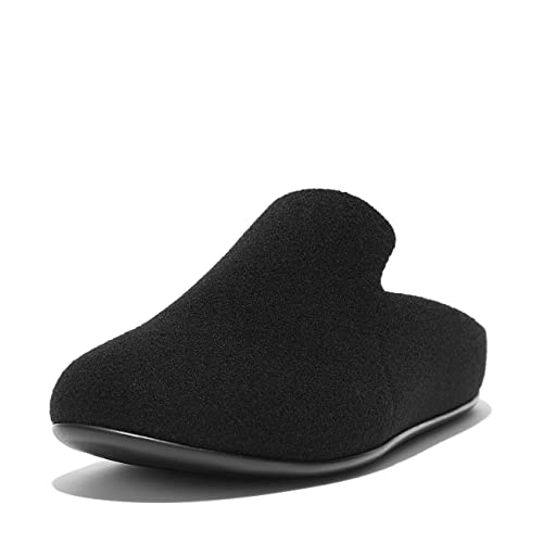 Fitflop Damskie kapcie Chrissie II, czarne, rozmiar 6,5, Cały czarny, 40 EU