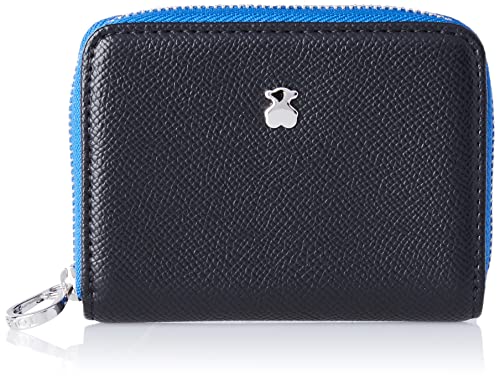 TOUS Damski 2001690051 portfel New Dubai Saf Tri-czarny, rozmiar M