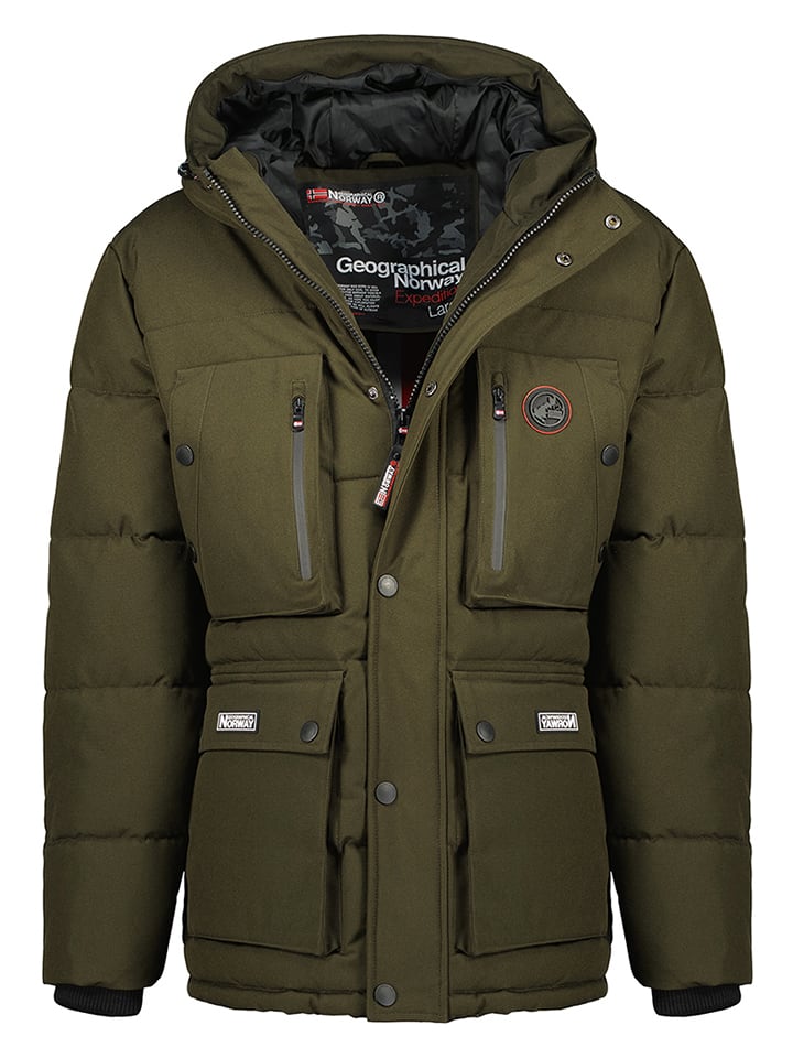 Geographical Norway Parka w kolorze khaki