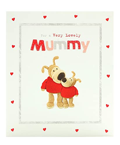 Karta walentynkowa Mumia Walentynkowa, Boofle, urocza kartka walentynkowa dla mamy, kartka walentynkowa dla niej