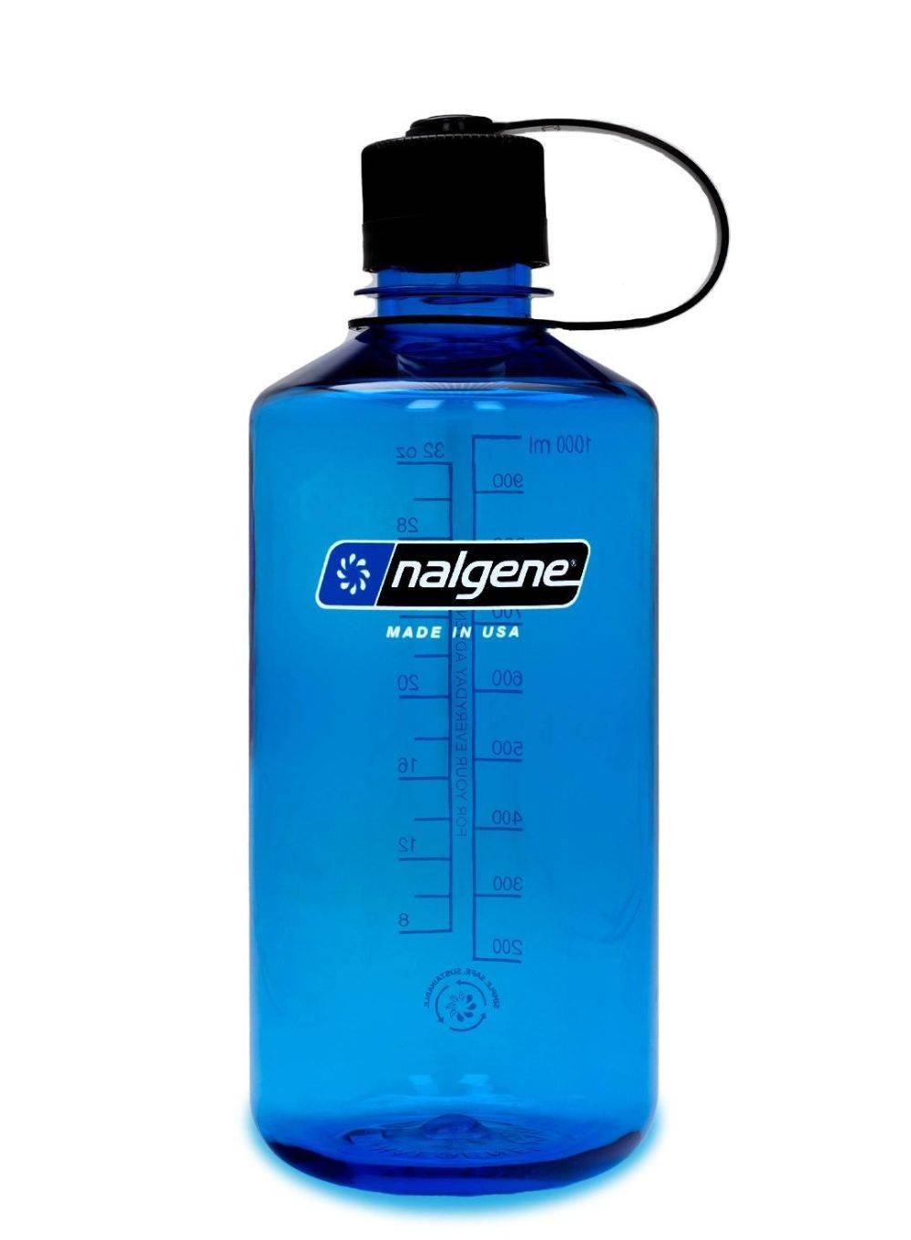 Butelka na wodę Nalgene Narrow Mouth Tritan Sustain 1 l - blue