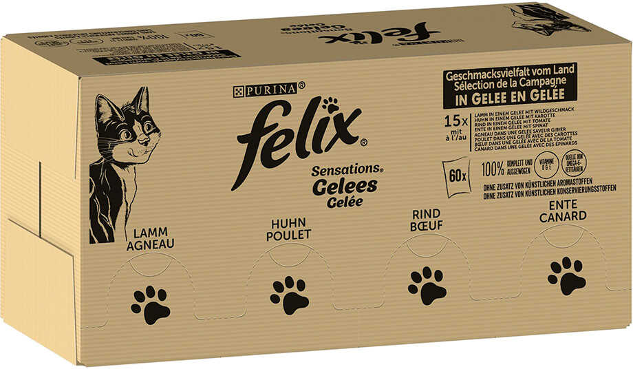 Zestaw Felix Sensations, 120 x 85 g - Mięsna różnorodność