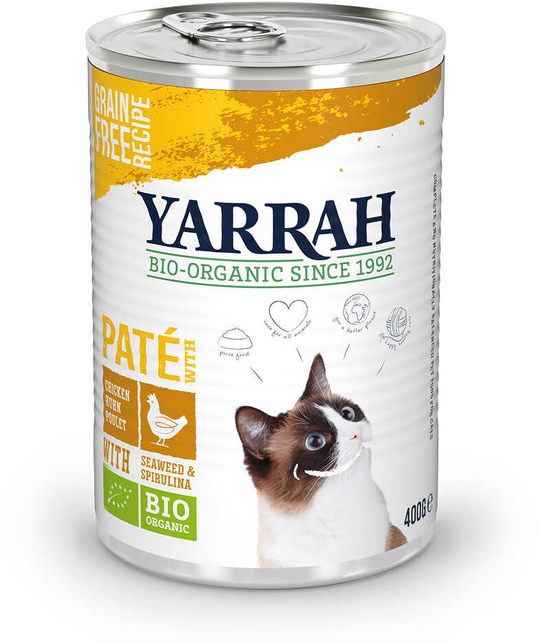 Yarrah Bio Pâté, 1 x 400 g - Biokurczak