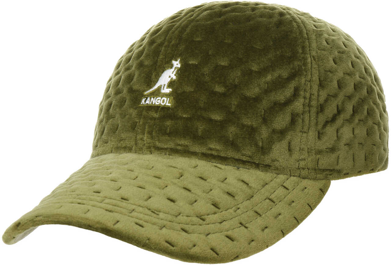 Czapka Dash Quilted Long Bill by Kangol, oliwkowy, One Size