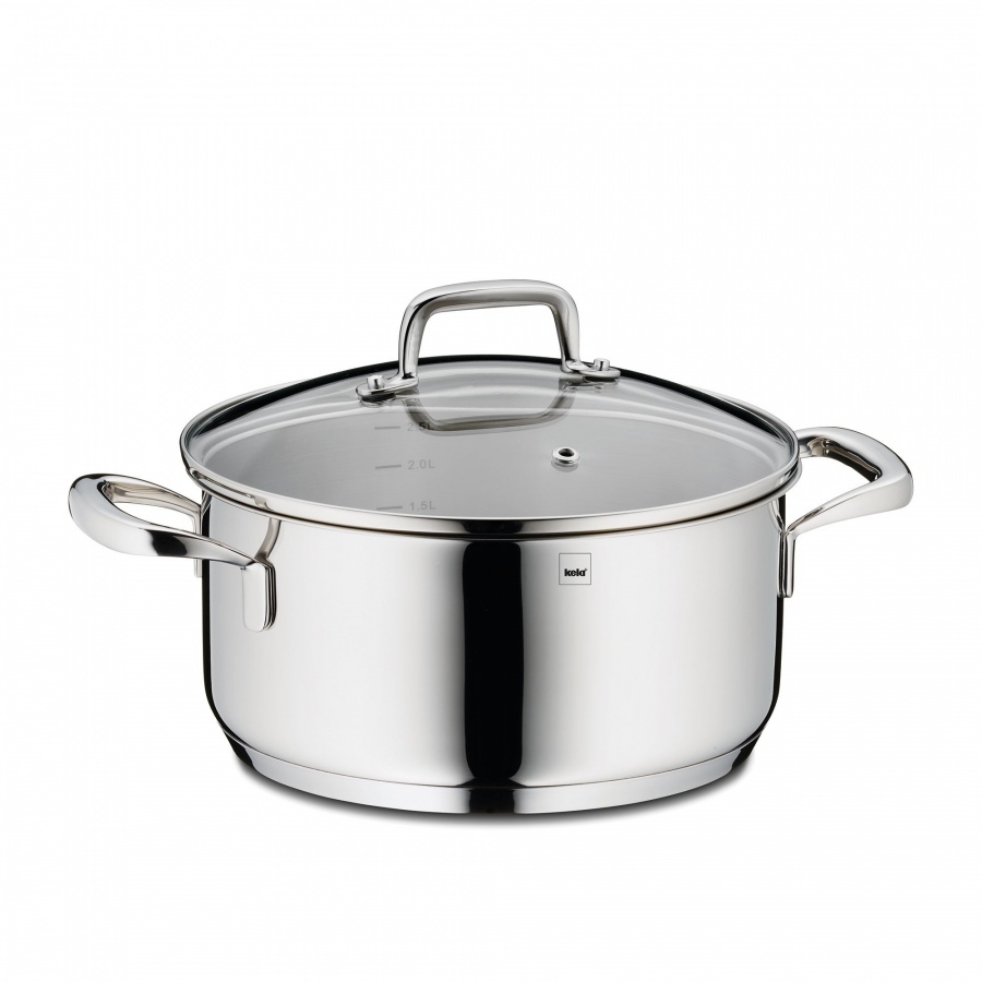 Garnek ze stali nierdzewnej z pokrywką Kela Flavoria, ø 20 cm