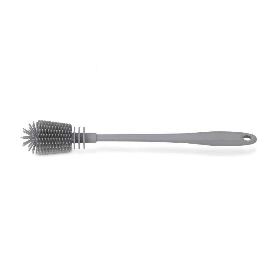 Silikonowa szczotka do mycia karafek, 31 cm, szara kod: KE-10057