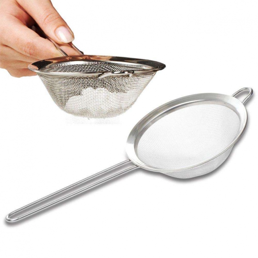 Sitko kuchenne stalowe, cedzak, durszlak stalowy, 15 cm kod: O-10-135-058