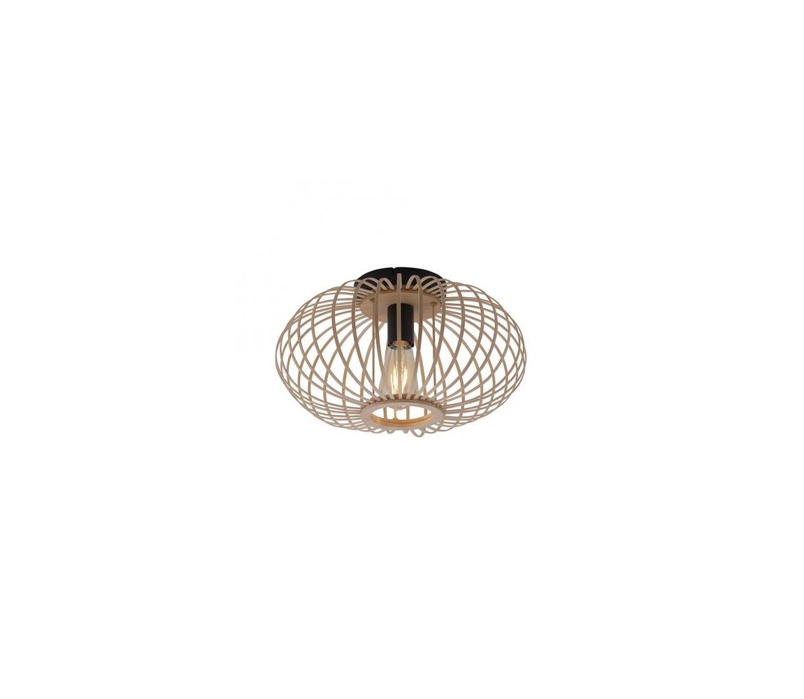 Lampa sufitowa Racoon z drewna Ø 40cm