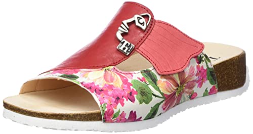 Think! Damskie kapcie Mizzi_3-000124 zrównoważone kapcie pantolette, 9040 Flamingo/Kombi, 44 EU, 9040 Flamingo Kombi, 44 EU