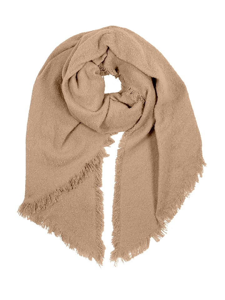 Eight2Nine Szal w kolorze jasnobrązowym