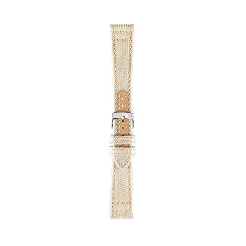Morellato Pasek do zegarka uniseks, kolekcja sportowa, mod. Athletic, z tkaniny - A01X4496A06, beżowy, 22mm, wstążka