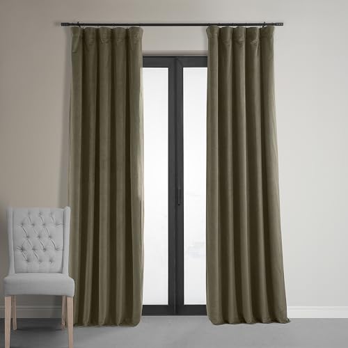 HPD Half Price Drapes VPCH-181200-120 Podpis Zasłona zaciemniająca (1 panel), 50 x 120, Denver Taupe