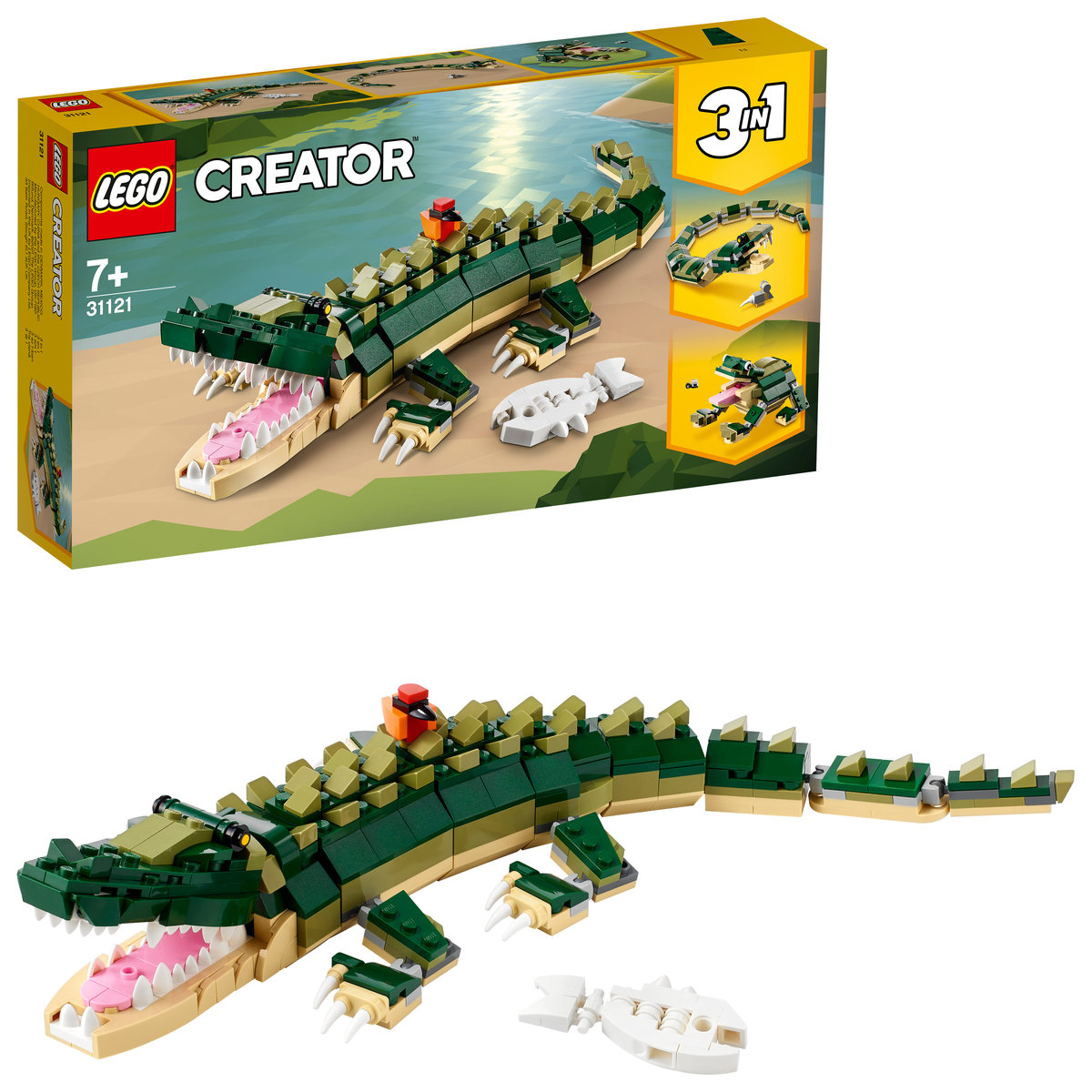 LEGO Creator 3w1 Krokodyl 31121