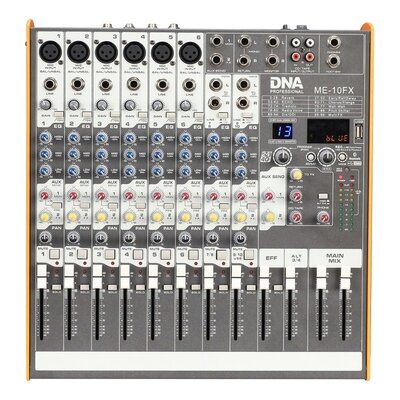 DNA DNA ME-10FX MIKSER AUDIO - 10 KANAŁ USB BLUETOOTH