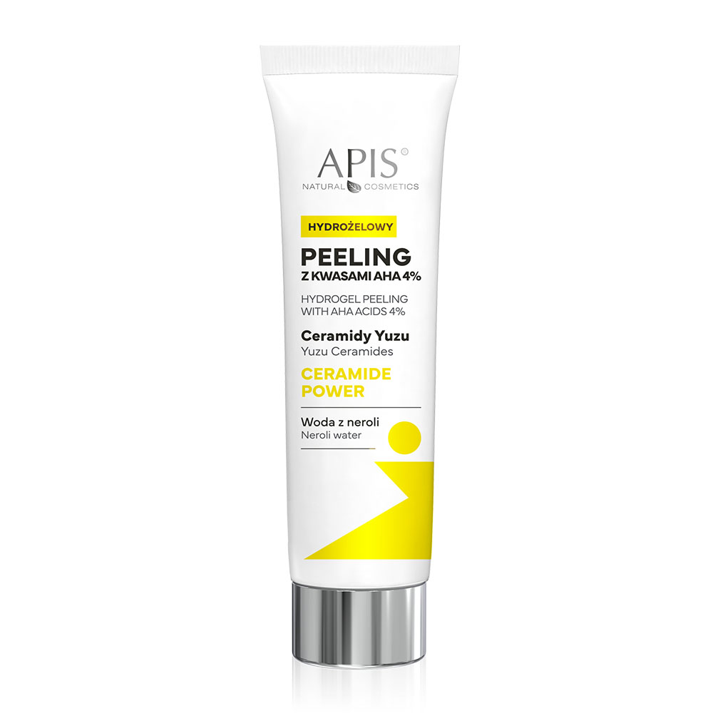 Apis Hydrożelowy Peeling do twarzy z kwasami AHA 4% Ceramide Power 100 ml