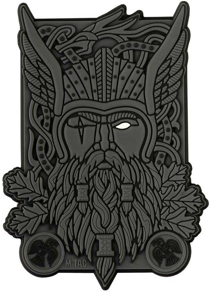 Naszywka M-Tac Odin 3D PVC - Ciemnoszara (51131012)