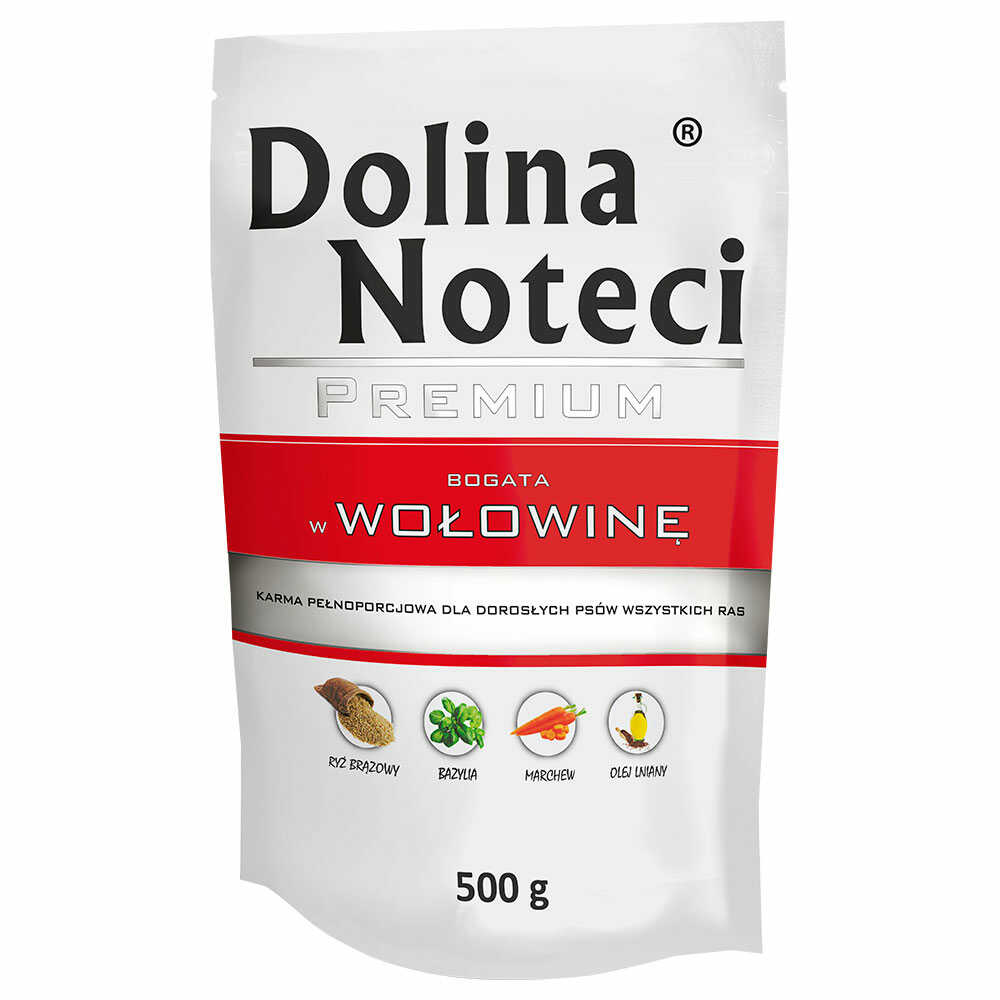 Dolina Noteci Premium w saszetkach, 10 x 500 g - Bogata w wołowinę