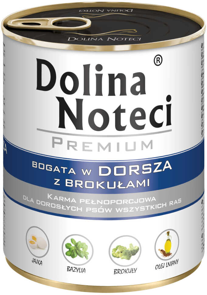 Dolina Noteci Premium, 24 x 800 g - Dorsz z brokułami