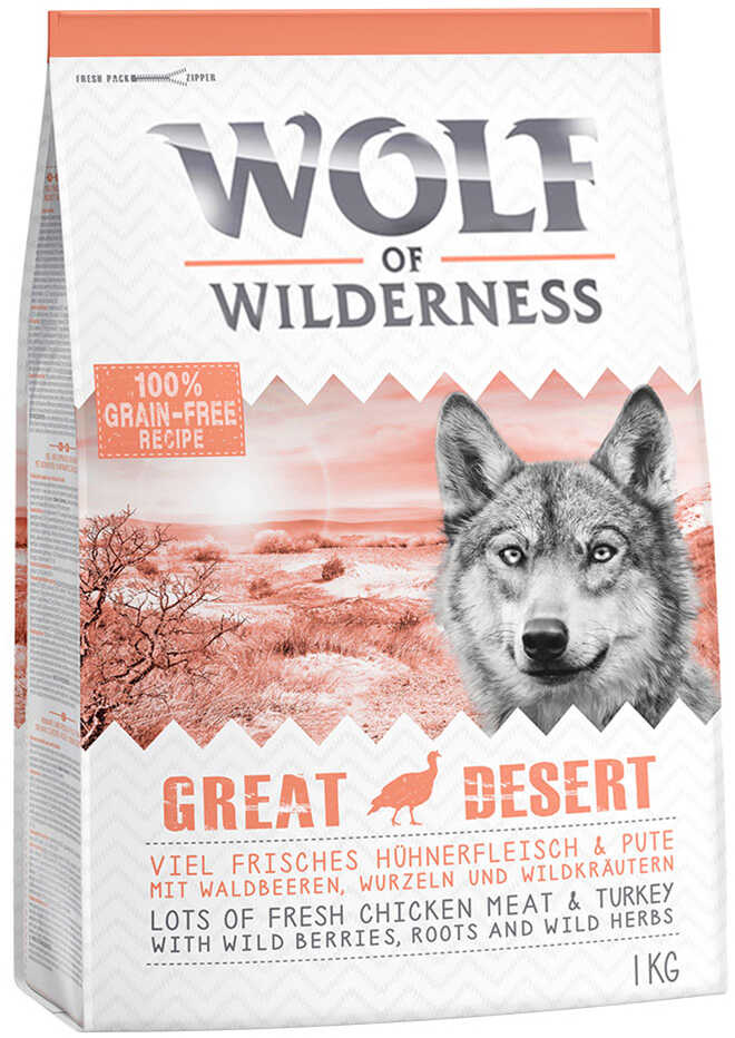 Wolf of Wilderness Adult Great Desert Turkey 1 kg