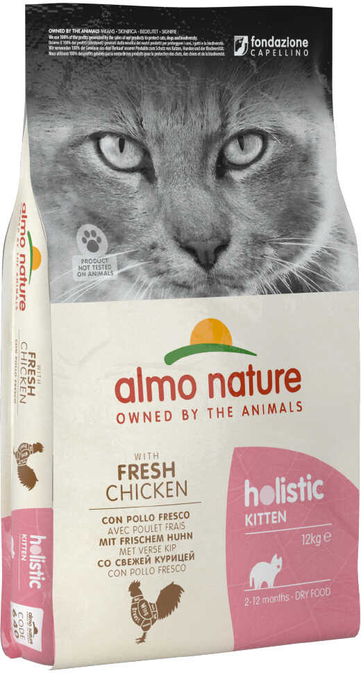 Almo Nature Holistic Kitten kurczak z ryżem - 12 kg Dostawa GRATIS!