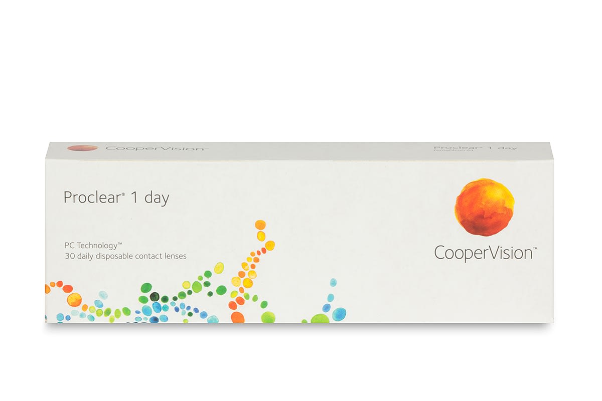 CooperVision Proclear 1 day 30 szt. Soczewki jednodniowe (-5.00 dpt & BC 8.7)