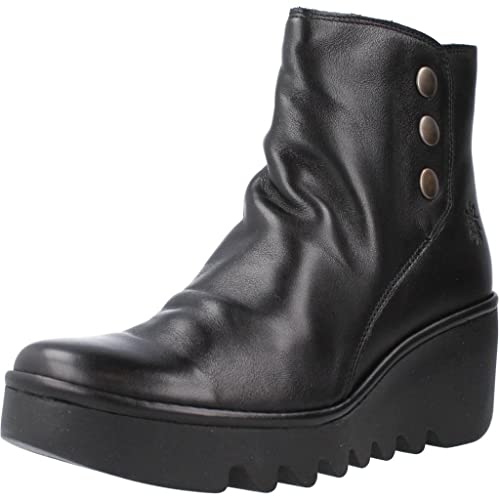 Fly London Damskie botki BROM344FLY, czarne, 4 UK