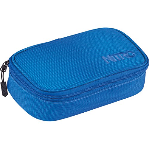 Nitro Pencil Case XL w zestawie Geo trójkątowy plan lekcji, piórnik, piórnik, piórnik, piórnik, piórnik, piórnik, piórnik, piórnik, etui na długopisy, niebieska okulara