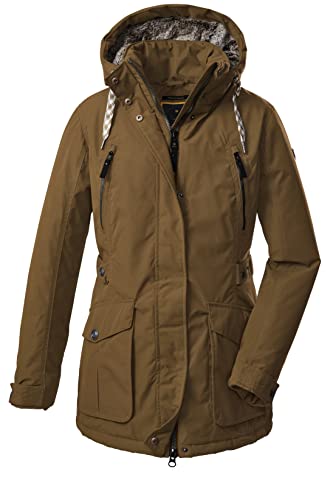 G.I.G.A. DX (GIGEQ damska kurtka funkcyjna z odpinanym kapturem GW 62 WMN JCKT, jasnobrązowa, 44, 38725-000