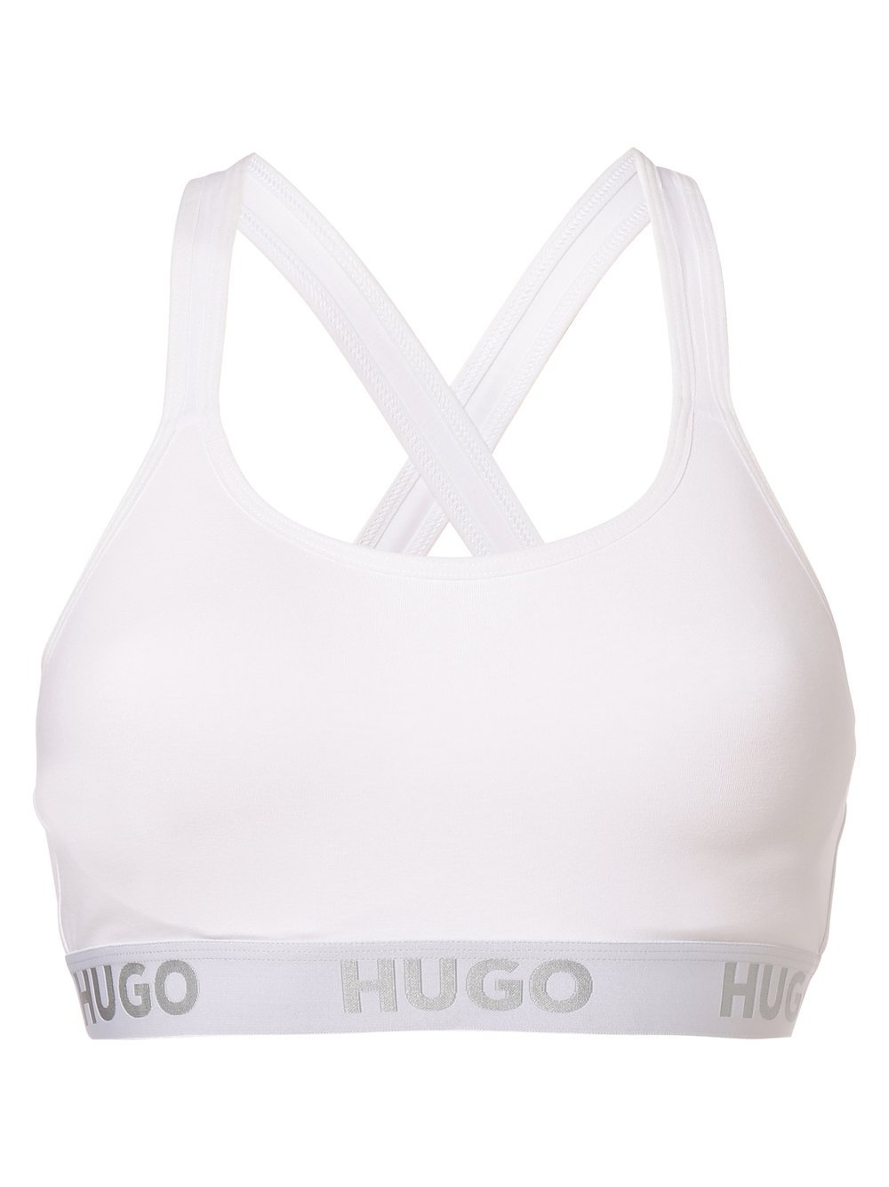 HUGO - Gorset damski  z wypełnieniem, biały