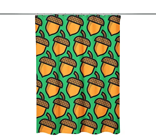 Bonamaison Zasłona prysznicowa z nadrukiem cyfrowym, poliester, niebieska, 140 x 200 cm