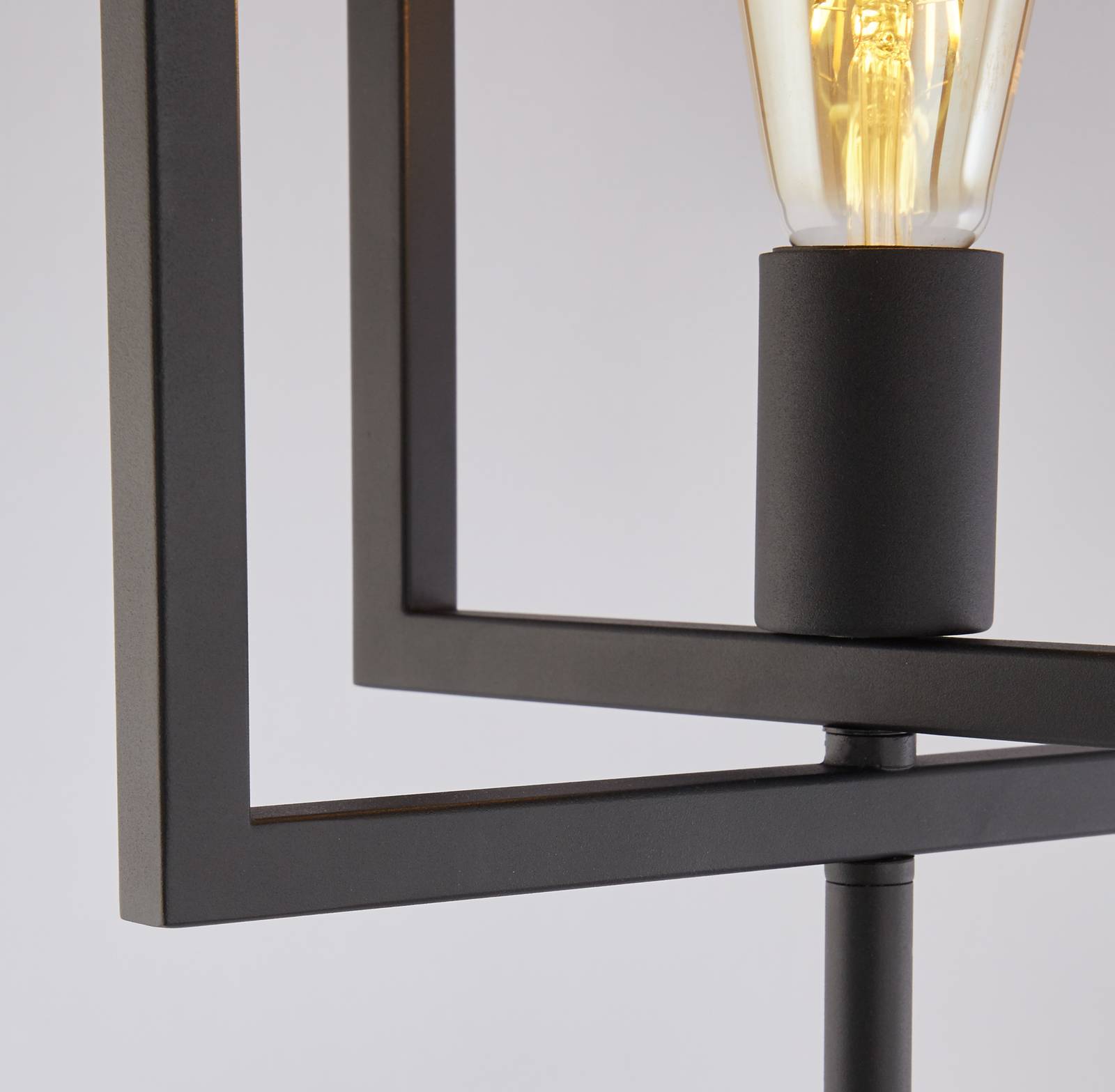 Lampa stojąca Squares, czarna