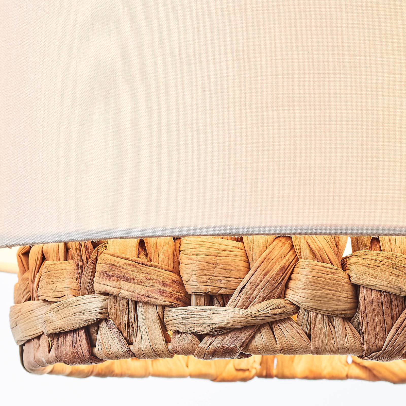 Żyrandol Waterlilly, 3-punktowy, biały