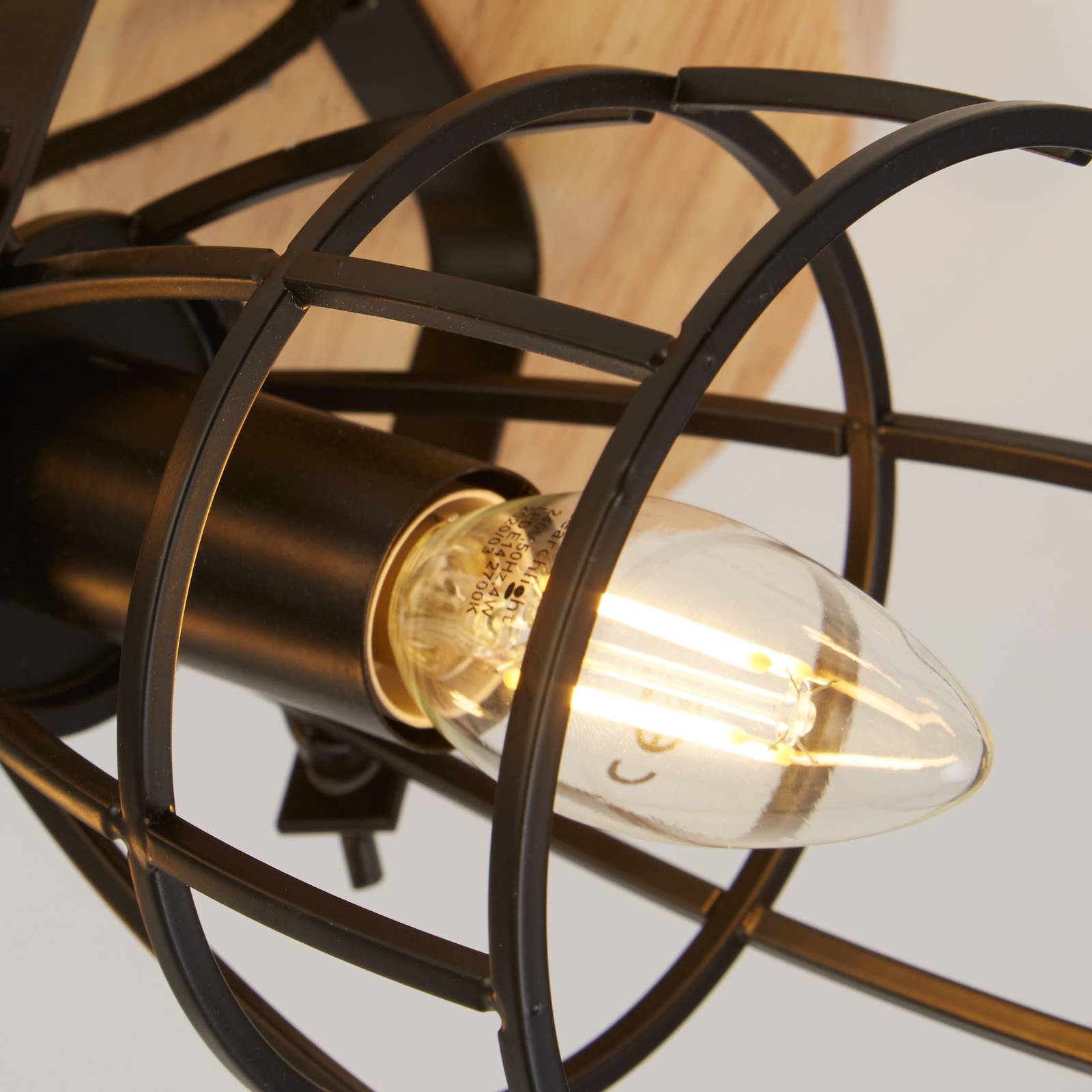 Lampa sufitowa Cage II 3-punktowa