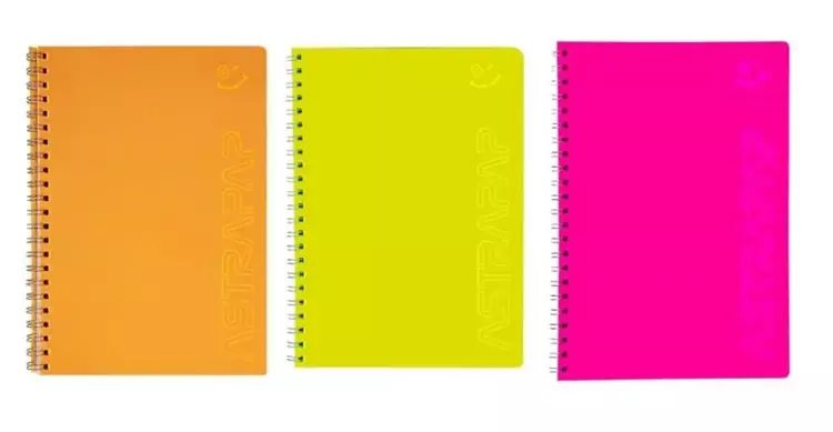 Kołozeszyt B5/80K linia Fluo ASTRA - ASTRA papiernicze