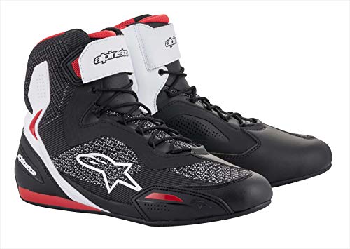 Alpinestars Faster-3 Rideknit Shoes Black White Red, czarny/biały/czerwony, 43, 2510319123-43