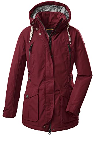 G.I.G.A. DX (GIGEQ damska kurtka funkcyjna z odpinanym kapturem GW 62 WMN JCKT, głęboka czerwień, 48, 38725-000