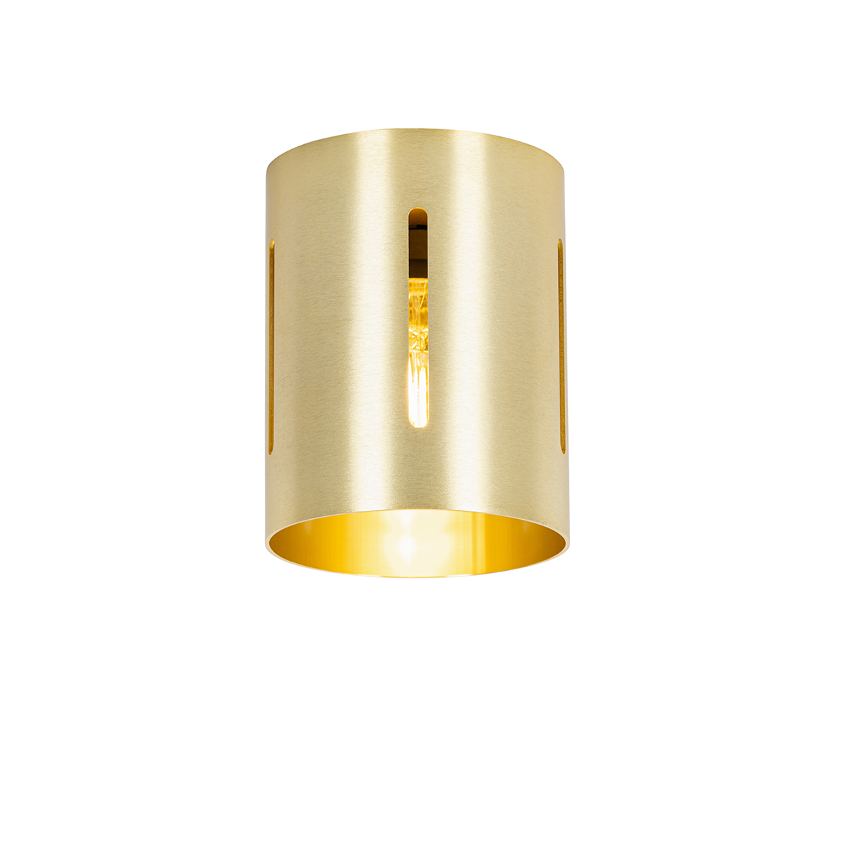QAZQA Designerska lampa sufitowa złota - Yana