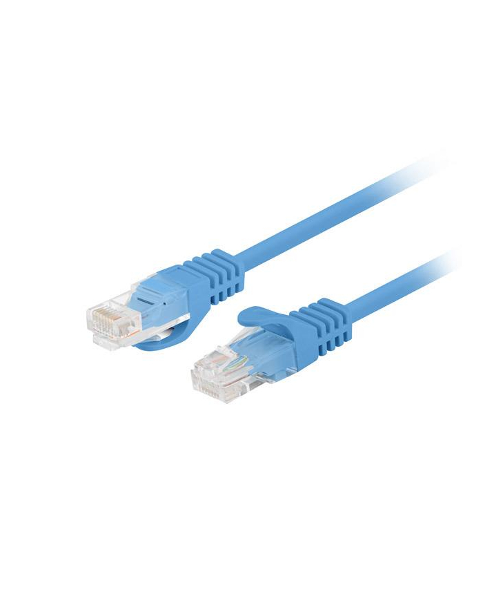 Patchcord Lanberg UTP kat.6 0,25m niebieski 10-Pack