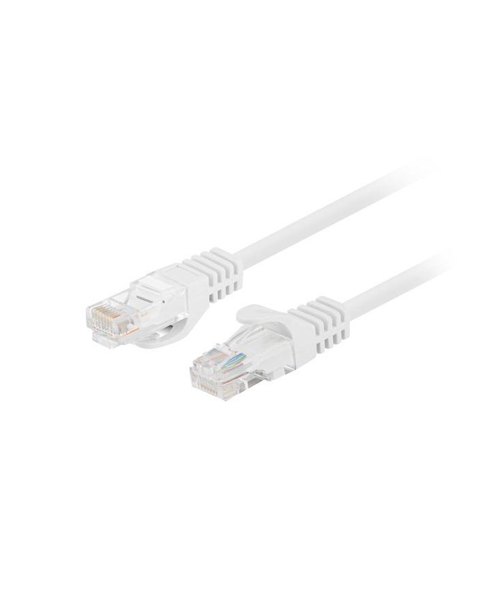 Patchcord Lanberg UTP kat.5e 1m biały 10-Pack