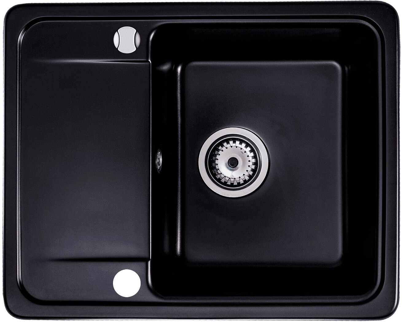 Zlewozmywak granitowy Kernau KGS Z 4557 1B1D Deep Black