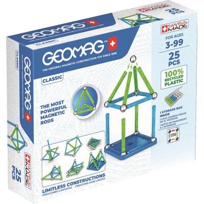 GeoMag Klocki magnetyczne Color 25 el. GEO-275