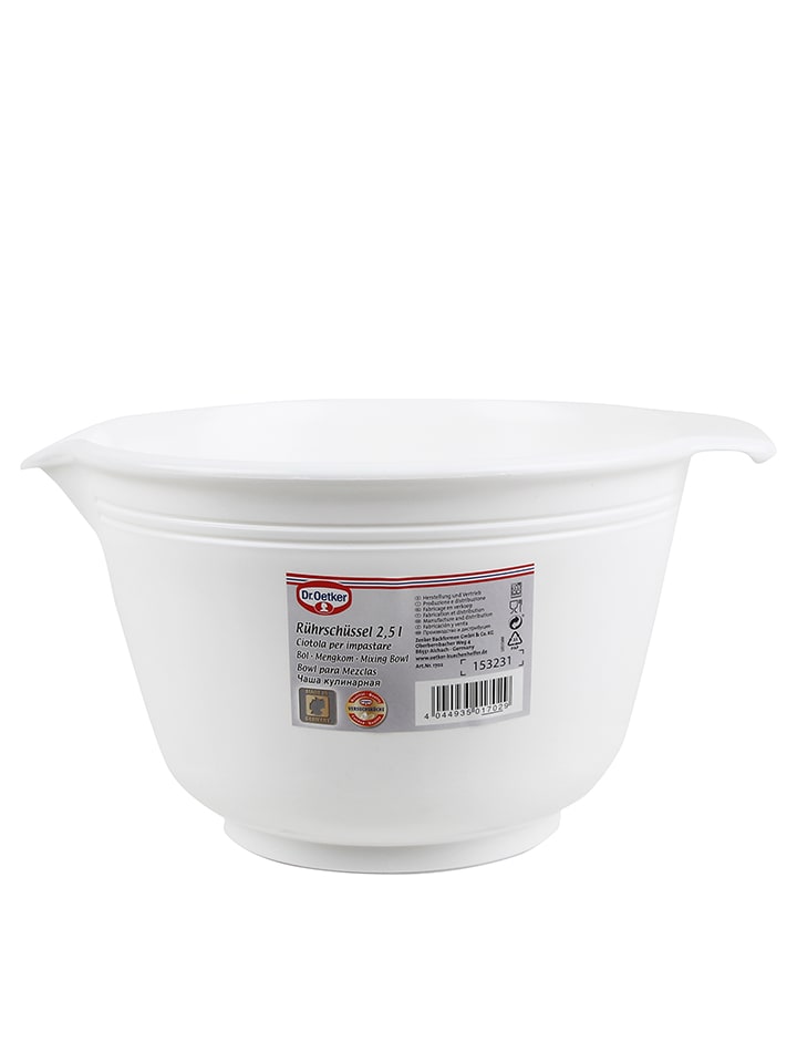 Dr. Oetker Miska w kolorze białym - 2,5 l